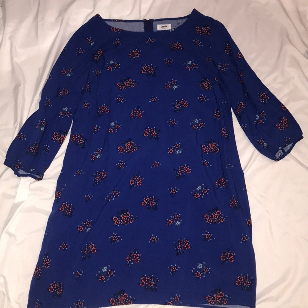 Blue old navy shift dress